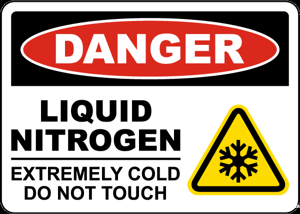 液氮罐标志